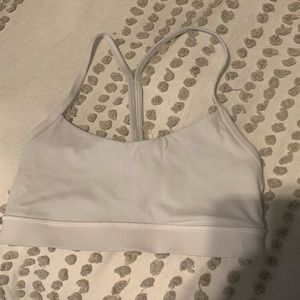 Lululemon white flow y bra